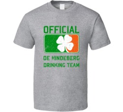 de Hindeberg Official Drinking Team Irish Family Custom St Patricks Da