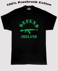 Defend Ireland Retro T Shirt