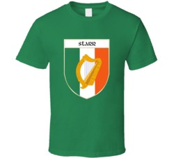 Starr Irish Surname Ireland Crest Pride T Shirt