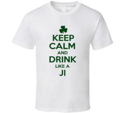 Keep Calm And Drink Like A Ji Irish T Shirt