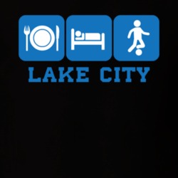 Lake City Tennessee Eat Sleep Soccer City T Shirt Lake City Tennessee Eat Sleep Soccer City T Shirt
