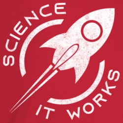 Science It Works Rocketship T Shirt