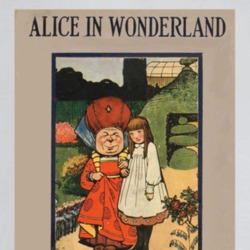 Alice In Wonderland Popular Book Cover Avid Readers T Shirt