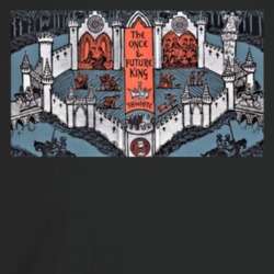 The Once And Future King Popular Book Cover Avid Readers T Shirt The Once And Future King Popular Book Cover Avid Readers T Shirt