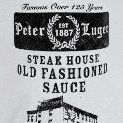 Peter Luger Steak House Steak Sauce Logo T Shirt Peter Luger Steak House Steak Sauce Logo T Shirt