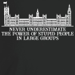Never Underestimate The Power Of Stupid People In Large Groups Funny P Never Underestimate The Power Of Stupid People In Large Groups Funny P