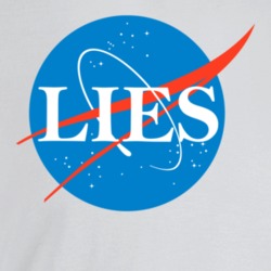 Lies Flat Earth Nasa Logo Parody T Shirt Lies Flat Earth Nasa Logo Parody T Shirt
