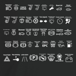 Dashboard Icons For Dummies Funny Mechanics T Shirt Dashboard Icons For Dummies Funny Mechanics T Shirt