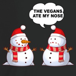 The Vegans Ate My Nose Funny Frowning Snowman Funny Christmas T Shirt The Vegans Ate My Nose Funny Frowning Snowman Funny Christmas T Shirt