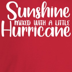 Sunshine Mixed With A Little Hurricane Funny T Shirt Sunshine Mixed With A Little Hurricane Funny T Shirt
