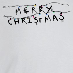 Merry Christmas Lights Stranger Things Inspired Christmas T Shirt Merry Christmas Lights Stranger Things Inspired Christmas T Shirt
