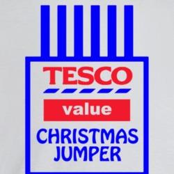Tesco Value Christmas Jumper Grocery Supermarket T Shirt Tesco Value Christmas Jumper Grocery Supermarket T Shirt