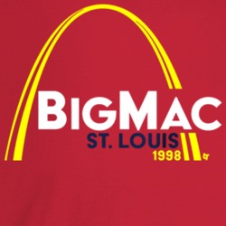 Big Mac St Louis 1998 Mark Mcguire T Shirt Big Mac St Louis 1998 Mark Mcguire T Shirt