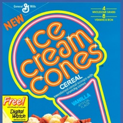 Ice Cream Cones Cereal 80s Nostalgia T Shirt Ice Cream Cones Cereal 80s Nostalgia T Shirt