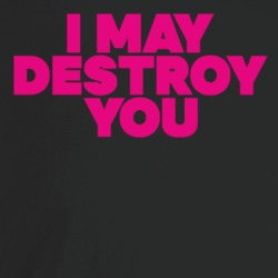 I May Destroy You Tv Show Pink Logo T Shirt I May Destroy You Tv Show Pink Logo T Shirt
