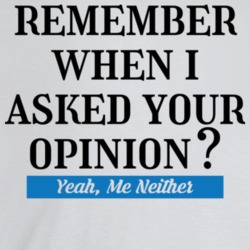Remember When I Asked Your Opinion Me Neither Funny Sarcasm T Shirt Remember When I Asked Your Opinion Me Neither Funny Sarcasm T Shirt