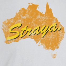 Straya Australia Map Traveller Wanderlust Worn Look T Shirt Straya Australia Map Traveller Wanderlust Worn Look T Shirt