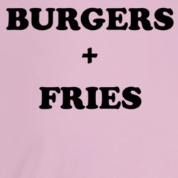 Burgers And Fries Favorite Food Combo T Shirt Burgers And Fries Favorite Food Combo T Shirt