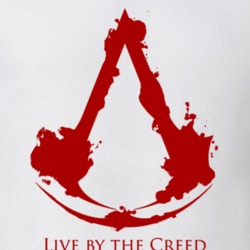 Assassins Creed Live By The Creed Video Game T Shirt Assassins Creed Live By The Creed Video Game T Shirt