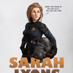 Fallout 4 Sarah Lyons Video Game T Shirt Fallout 4 Sarah Lyons Video Game T Shirt