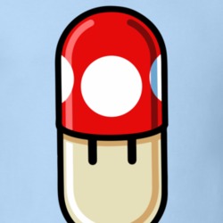 Red Mushroom Nintendo Character Pill Capsule Parody T Shirt Red Mushroom Nintendo Character Pill Capsule Parody T Shirt