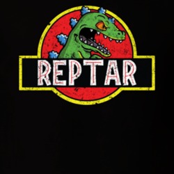 Reptar Rugrats Dinosaur Toy Jurassic Park Logo Mashup Parody T Shirt Reptar Rugrats Dinosaur Toy Jurassic Park Logo Mashup Parody T Shirt