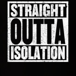 Straight Outta Isolation Social Distancing Grunge Look T Shirt Straight Outta Isolation Social Distancing Grunge Look T Shirt