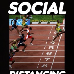Social Distancing Usain Bolt Winning Funny Quarantine Parody T Shirt Social Distancing Usain Bolt Winning Funny Quarantine Parody T Shirt