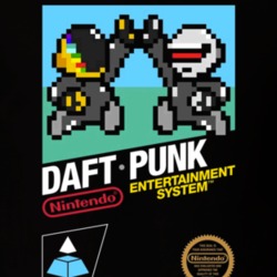Daft Punk Nintendo Entertainment System New Retro Pixel Art Video Game Daft Punk Nintendo Entertainment System New Retro Pixel Art Video Game