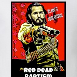 Red Dead Baptism Jorge Masvidal Western Style Mma Fan T Shirt Red Dead Baptism Jorge Masvidal Western Style Mma Fan T Shirt