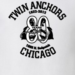 Twin Anchors Chicago Restaurant T Shirt Twin Anchors Chicago Restaurant T Shirt