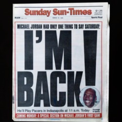 IâÂÂm Back Michael Jordan Unretired Newsp IâÂÂm Back Michael Jordan Unretired Newsp