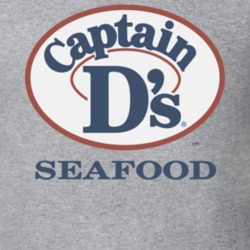 Captain Ds Seafood Food Logo T Shirt