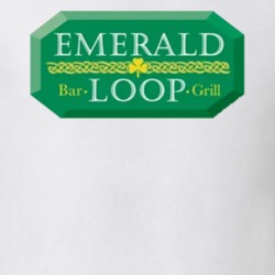Emerald Loop Chicago Restaurant T Shirt Emerald Loop Chicago Restaurant T Shirt