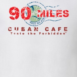 90 Miles Cuban Cafe Chicago Restaurant T Shirt 90 Miles Cuban Cafe Chicago Restaurant T Shirt