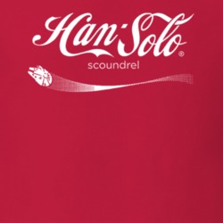Han Solo Scoundrel Cola Parody T Shirt Han Solo Scoundrel Cola Parody T Shirt