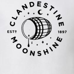 Clandestine Moonshine Logo Drink T Shirt Clandestine Moonshine Logo Drink T Shirt