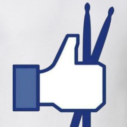 Facebook Like Drum Stick T Shirt Facebook Like Drum Stick T Shirt