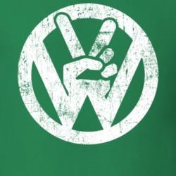 Volkswagon Peace Car Logo T Shirt