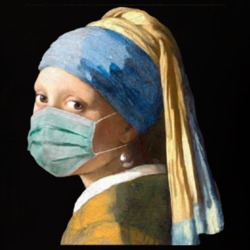 Girl With The Pearl Earring Facemask Pandemic 2020 T Shirt Girl With The Pearl Earring Facemask Pandemic 2020 T Shirt