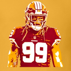 Chase Young Washington Football Cartoon T Shirt Chase Young Washington Football Cartoon T Shirt