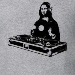 Mona Lisa Dj Funny Music T Shirt Mona Lisa Dj Funny Music T Shirt