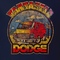 Vantastic Retro Dodge Van T Shirt Vantastic Retro Dodge Van T Shirt