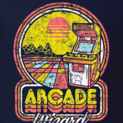 Arcade Wizards Retro Grunge Look T Shirt Arcade Wizards Retro Grunge Look T Shirt