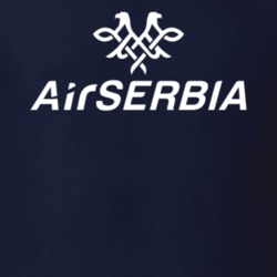Air Serbia Airline Retro Logo T Shirt Air Serbia Airline Retro Logo T Shirt