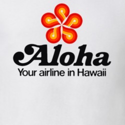 Aloha Airline Hawaii Retro Logo T Shirt Aloha Airline Hawaii Retro Logo T Shirt