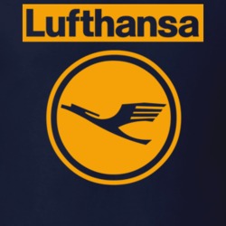 Lufthansa Airlines Logo T Shirt Lufthansa Airlines Logo T Shirt