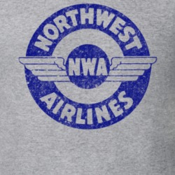 Northwest Airlines Nwa Retro Vintage Logo T Shirt Northwest Airlines Nwa Retro Vintage Logo T Shirt