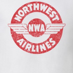 Northwest Airlines Nwa Retro Logo T Shirt Northwest Airlines Nwa Retro Logo T Shirt