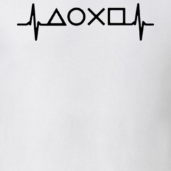 Playstation Buttons Heartbeat T Shirt Playstation Buttons Heartbeat T Shirt